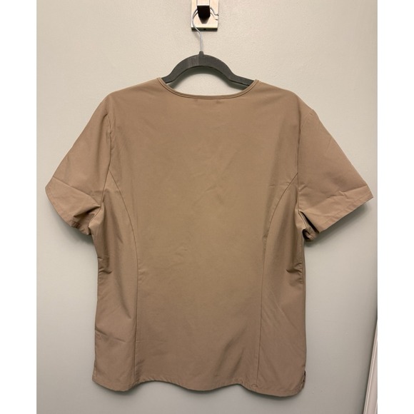 FIGS Scrub Top Women's Large Light Oak Fionlite Catarina W21SW1054 Nurse Medical - Picture 2 of 8
